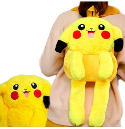 Pikachu Plush Backpack with LED