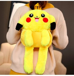 Pikachu Plush Backpack with LED