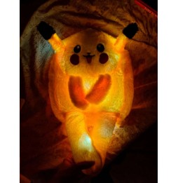 Pikachu Plush Backpack with LED