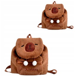 Rucsac moale capibara maro 29 cm