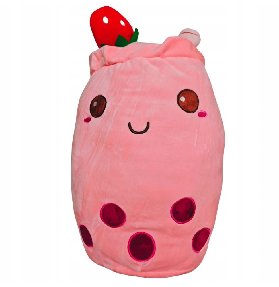 Poduszka bubble tea truskawka 45 cm