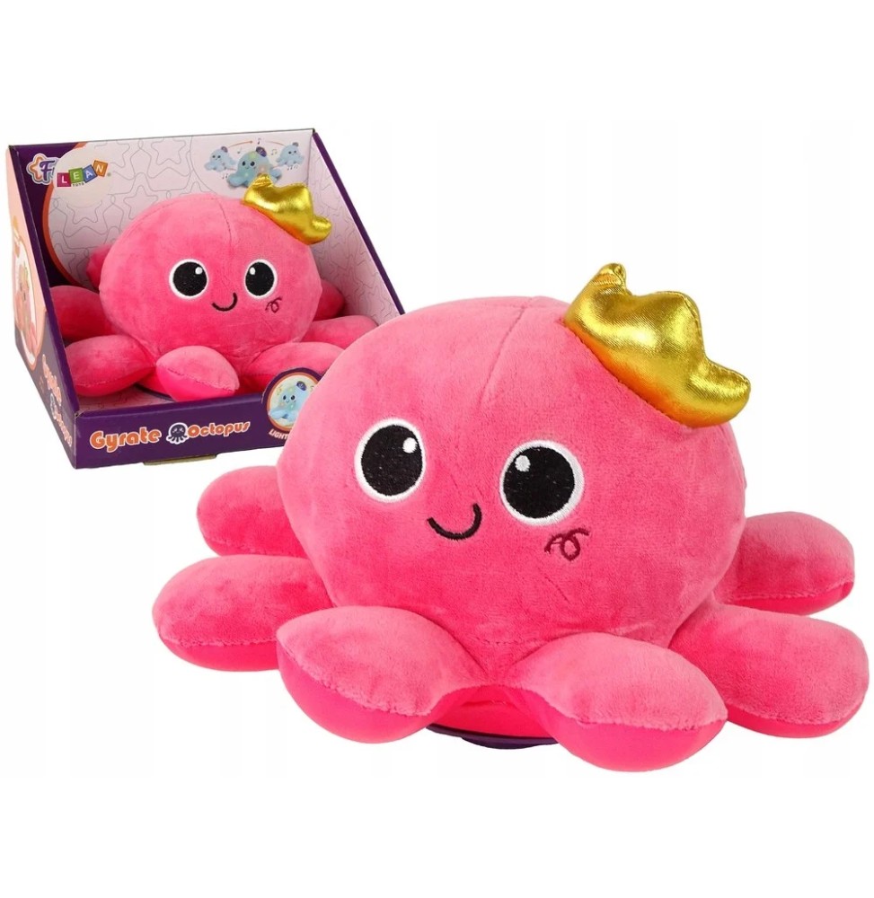 Pink Octopus with Sound and Light