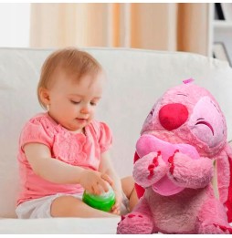 Plush Stitch Toy with Keychain for Kids