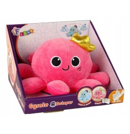 Pink Octopus with Sound and Light