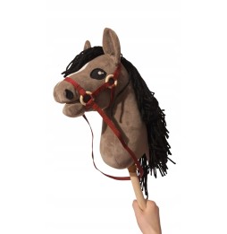 A4 Hobby Horse Kary - Black Stick Horse