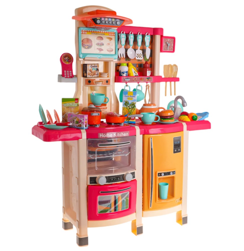 Kids Kitchen with Light and Sound 65 Pieces