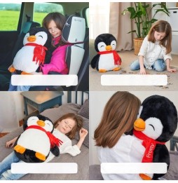 Pinguin greu din pluș 2.3kg pentru copii