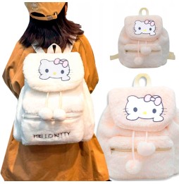 Plush Kuromi Hello Kitty Backpack for Kids