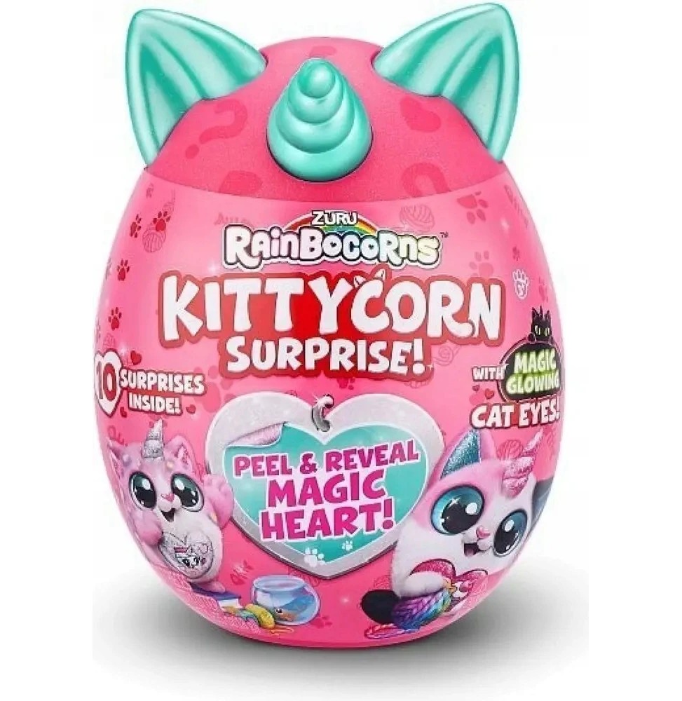 Rainbocorns Kittyycorn Surprise: Turkusowy kotek