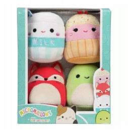 Squishmallows Micromallows 4 maskotki 6 cm