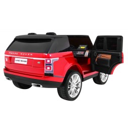 Range rover hse autko dla 2 dzieci, pilot, panel audio, led