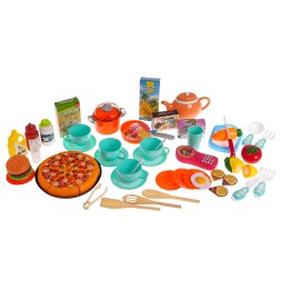 Kids Kitchen with Light and Sound 65 Pieces