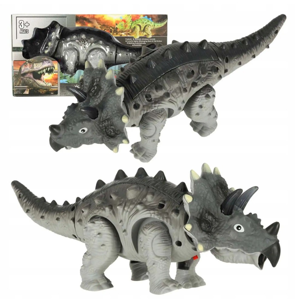 Dinozaur interactiv Triceratops cadou