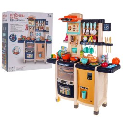 Kids Interactive Kitchen with Lights and Sounds - 65 Pieces