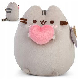 Pusheen maskotka z sercem na Walentynki