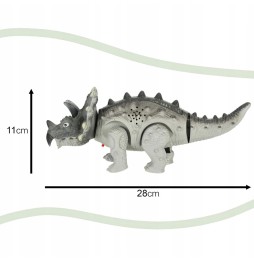 Dinozaur interactiv Triceratops cadou