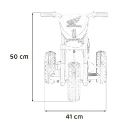 Honda CRF 450R Kids Cross Bike Green 3 Wheels