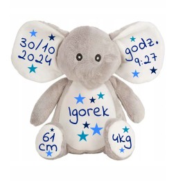 Elefant personalizat pentru copii