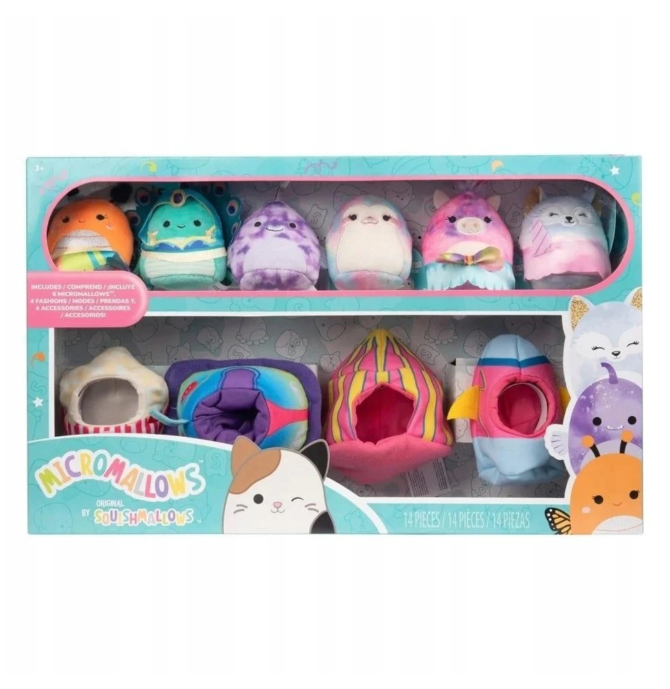 Micromallows 6 Pack Deluxe 6 cm Squishmallows Micromallows 6 Pack Deluxe 6 cm Squishmallows