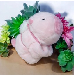 Capybara with Turtle Backpack - Plush Toy 15 cm