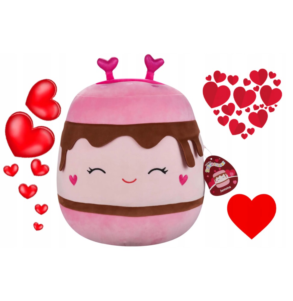 SQUISHMALLOW maskotka Jemma 30 cm na Walentynki