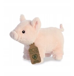 Eco Plush Pig Stuffed Toy Aurora