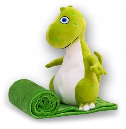 3-in-1 Dinosaur Pillow-Blanket 55 cm