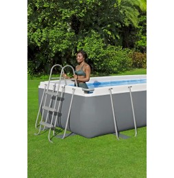 Bestway Power Steel Frame Pool 404x201x100 Dark Gray