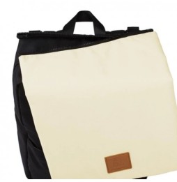 My Bag's eco black/cream backpack - trendy and eco-friendly