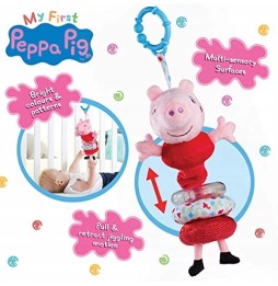 Jucărie cu Zornăitor Peppa Pig 25 cm