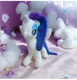 Stuffed White Pony Rarity Plush 20 cm