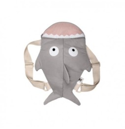 Baby Bites Kids Backpack Shark Stone