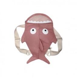 Baby Bites Kids Backpack Shark Pink