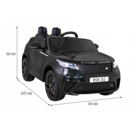 Black Range Rover Velar Battery with Remote Control