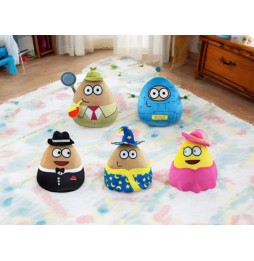 Pou Plush Toy in Dress 20 cm