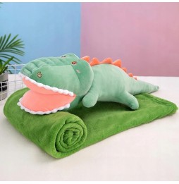 3-in-1 Dinosaur Pillow-Blanket 55 cm