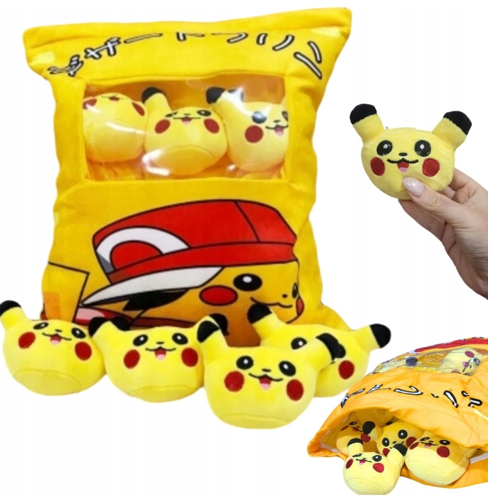 Poduszka Pudding z Pikachu – Przytulanka 2w1