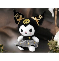 Kuromi Sanrio Plush Toy 35 cm Black-Gold