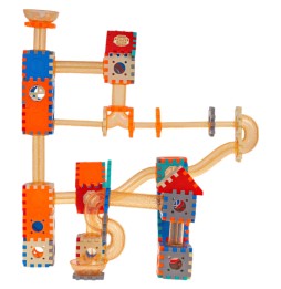 Ball Track Blocks 246-Piece Set for Kids