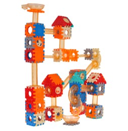 Ball Track Blocks 246-Piece Set for Kids