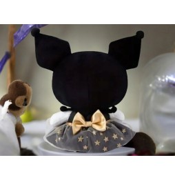 Kuromi Sanrio Plush Toy 35 cm Black-Gold