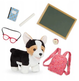 Our Generation: puppy with school accessories