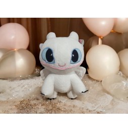 White Fury Dragon 30 cm Plush Toy