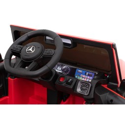 Mercedes AMG G63 pentru copii roșu cu telecomandă MP3