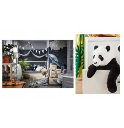 Jucărie panda 47 cm pluș IKEA