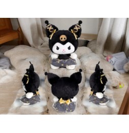 Kuromi Sanrio Plush Toy 35 cm Black-Gold