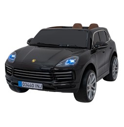 Porsche Cayenne S dla dzieci - czarny z pilotem i audio