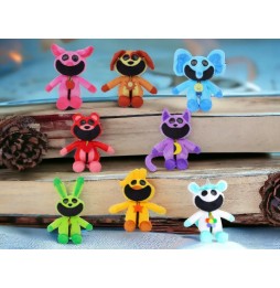 8-Piece Smiling Critters Plush Toy Set