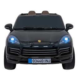 Porsche Cayenne S dla dzieci - czarny z pilotem i audio