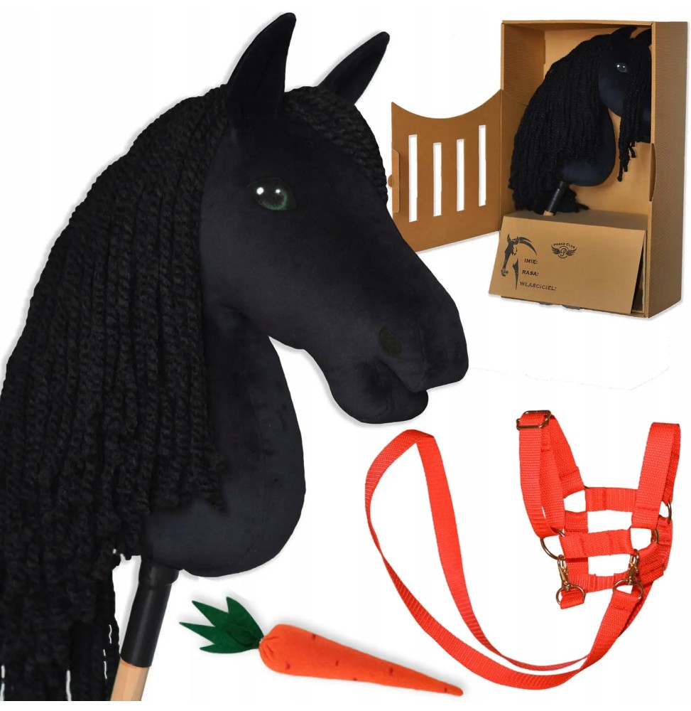 Pegaz Club Hobby Horse A3 Friesian Black